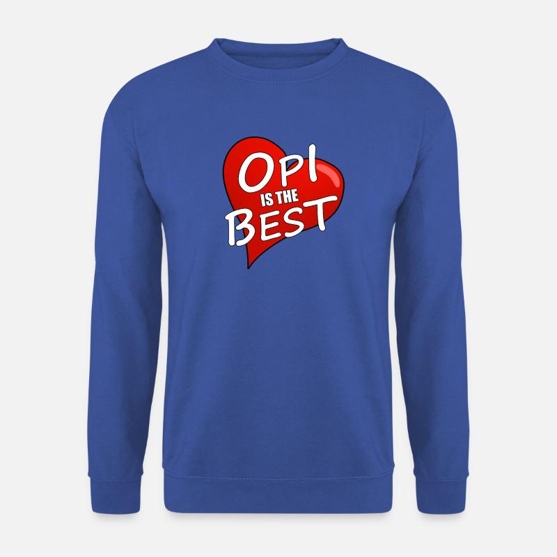 OPI IS THE BEST - Unisex Pullover - Royalblau