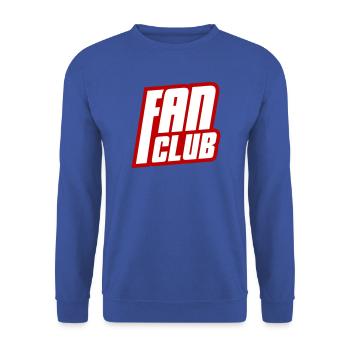 Fan Club - Unisex Pullover - Royalblau - Vorne - Alina (178cm) & Michal (187cm)