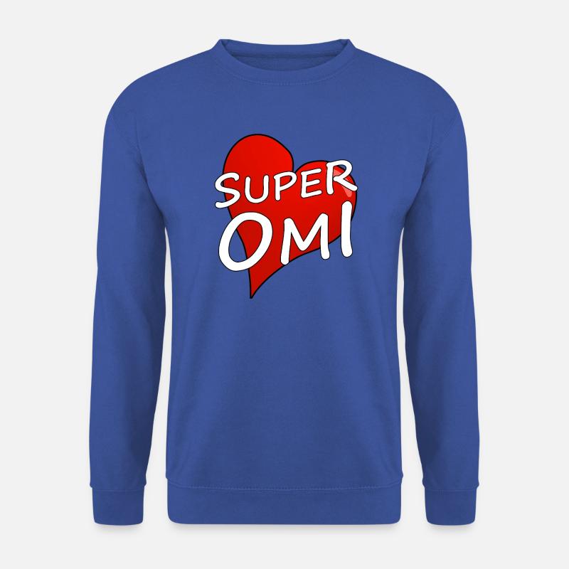 SUPER OMI - Unisex Pullover - Royalblau