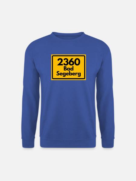 ALTE POSTLEITZAHL PLZ RETRO 2360 BAD SEGEBERG - Unisex Pullover - Royalblau