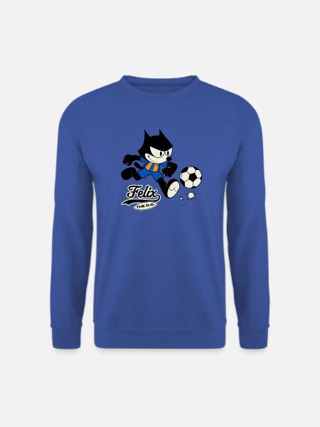 Felix The Cat Fußball-Design - Unisex Pullover - Royalblau
