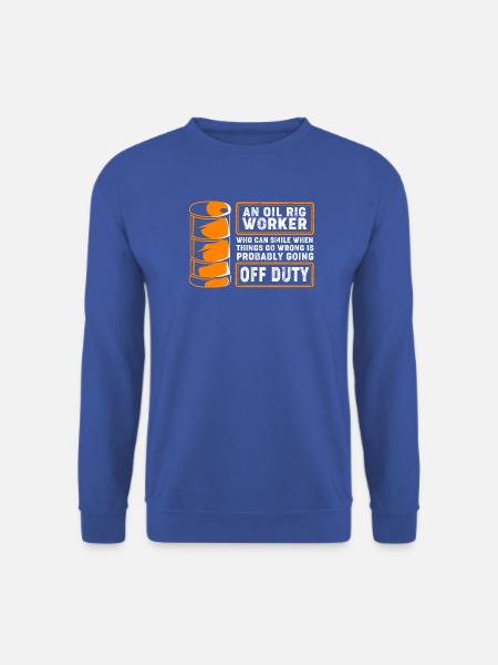 Bohrinsel Ölfeld - Unisex Pullover - Royalblau