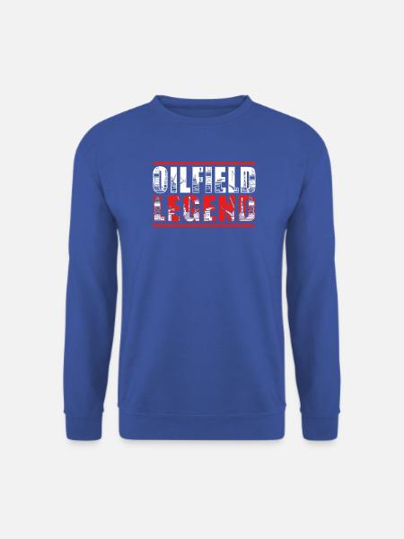 Ölfeld Bohrinsel Ölbohrinsel - Unisex Pullover - Royalblau