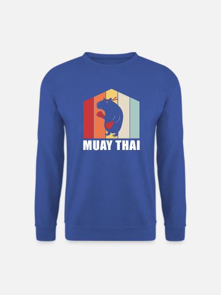 Muay thai Kickboxer Kickboxing Thai boxing - Unisex Pullover - Royalblau
