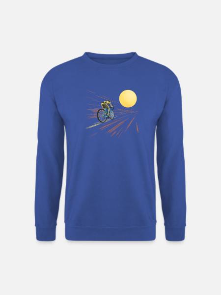 Radfahren zur Sonne - Unisex Pullover - Royalblau