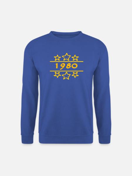 Jahr 1980 - Unisex Pullover - Royalblau