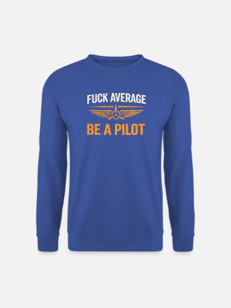 Stolzer Pilot – Fliegen mit Leidenschaft - Unisex Pullover - Royalblau