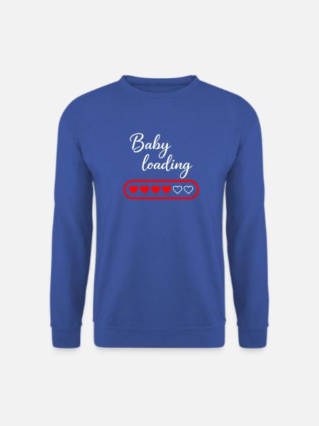 Baby loading - Unisex Pullover - Royalblau