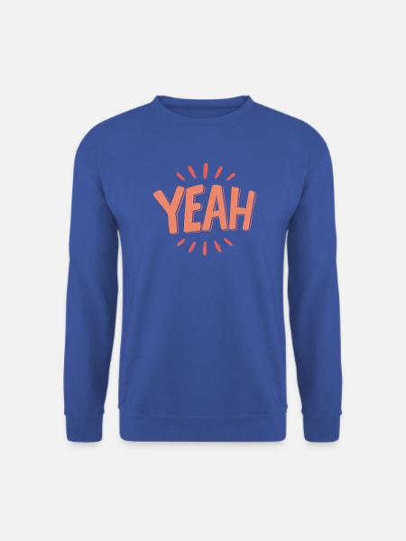 YEAH Peach - Unisex Pullover - Royalblau