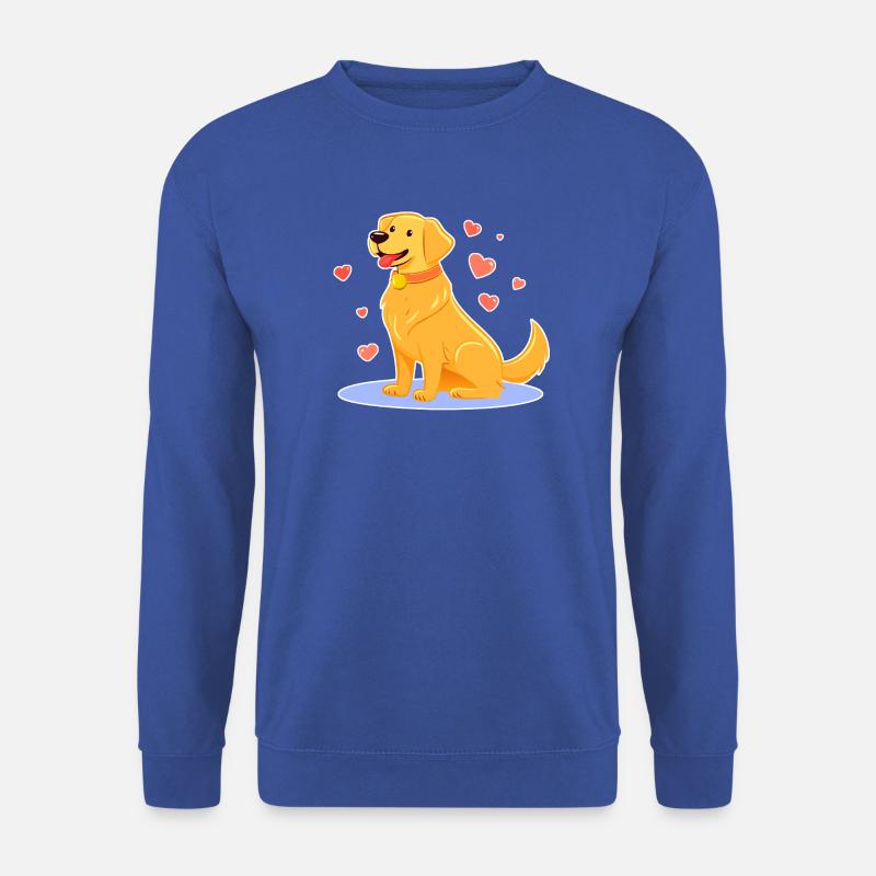 Cute Golden Retriever (comic) - Unisex Sweatshirt - royal blue