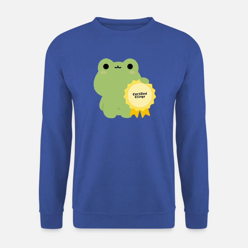 Zertifiziertes Klammerfrosch-Abzeichen - Unisex Pullover - Royalblau