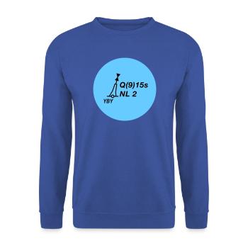 Tonne - Boje Nordsee Segeln Ostsee Maritim - Unisex Pullover - Royalblau - Vorne - Alina (178cm) & Michal (187cm)