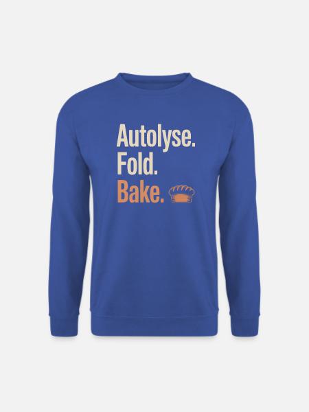 Autolyse Fold Backbrot - Unisex Pullover - Royalblau