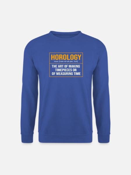 Uhr Uhrwerk - Unisex Pullover - Royalblau