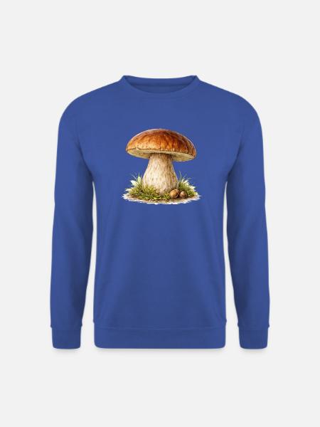 Waldpilz Illustration - Unisex Pullover - Royalblau