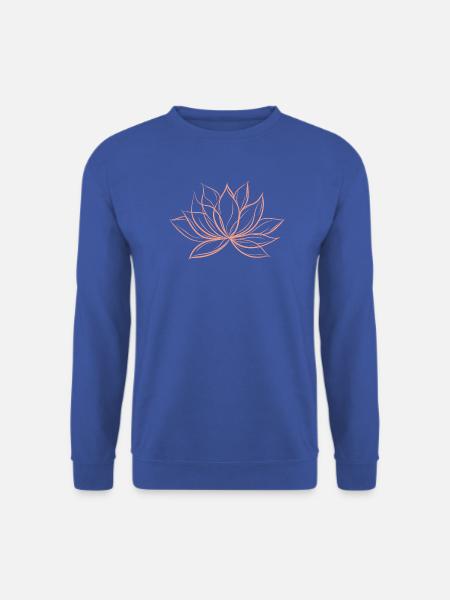 Lotusblume - Unisex Pullover - Royalblau