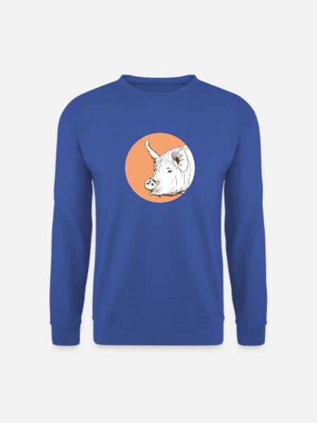 Schwein - Unisex Pullover - Royalblau