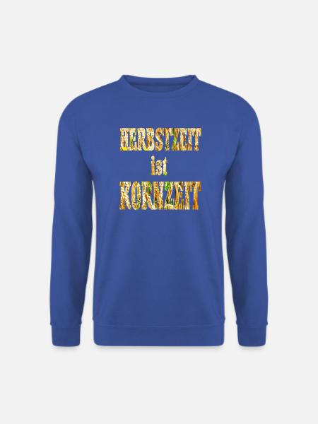 Herbst Schrift - Unisex Pullover - Royalblau