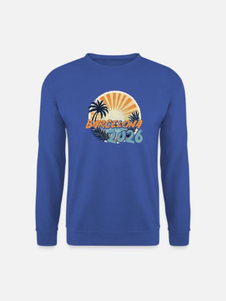 Barcelona 2026 - Unisex Pullover - Royalblau