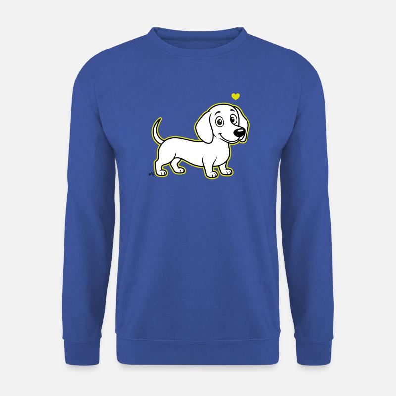 Fritz_the_Sausage_Dog - Unisex Pullover - Royalblau