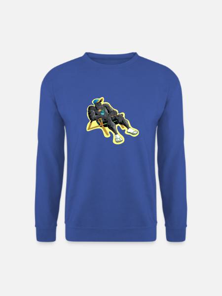 Die Ruhe des Kriegers - Unisex Pullover - Royalblau