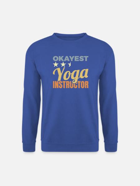 Lustiger Yogalehrer - Unisex Pullover - Royalblau