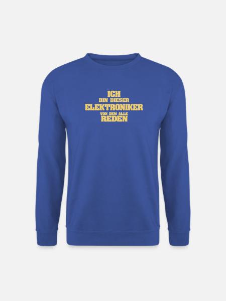 Arbeit Elektroniker - Unisex Pullover - Royalblau