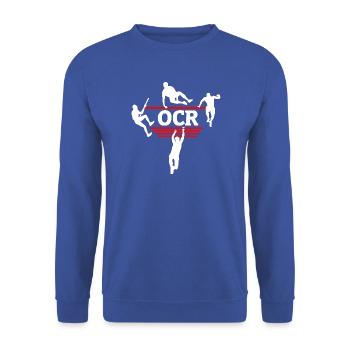OCR Minimal – Sauberes Hindernisdesign - Unisex Pullover - Royalblau - Vorne - Alina (178cm) & Michal (187cm)