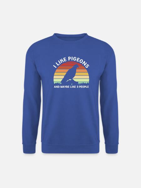 Taube Tauben - Unisex Pullover - Royalblau