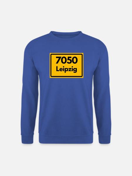 7050 LEIPZIG HEIMATSTOLZ ORIGINAL KULT PUR SACHSEN - Unisex Pullover - Royalblau