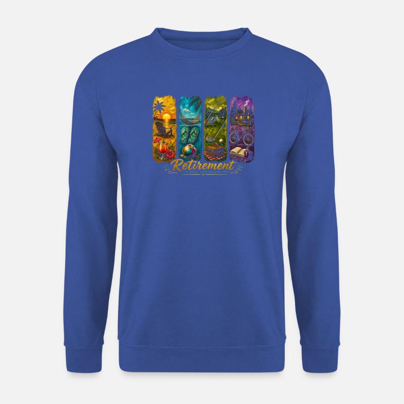 Funny Retirement Retired - Unisex Sweatshirt - royal blue