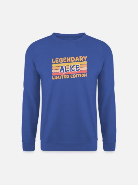 Alice - Unisex Pullover - Royalblau