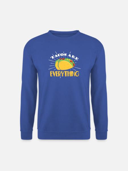 tacos are everything - Unisex Pullover - Royalblau