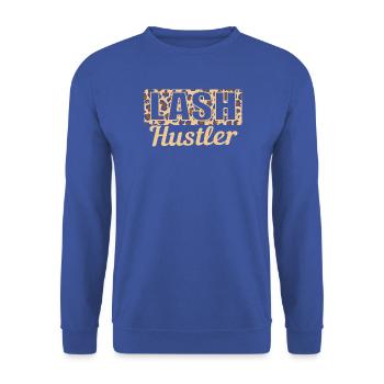 Kosmetik Make-up Kosmetikerin - Unisex Pullover - Royalblau - Vorne - Alina (178cm) & Michal (187cm)