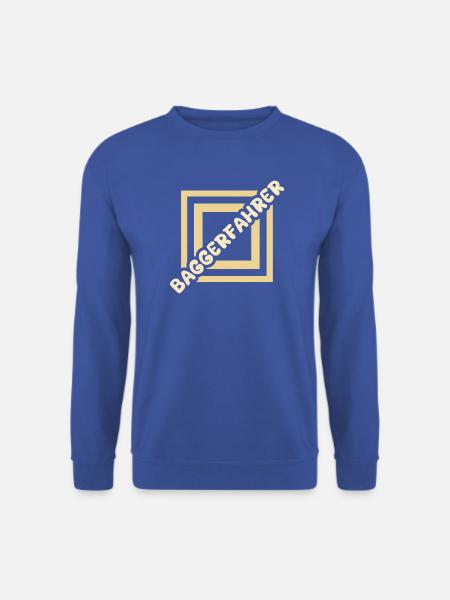 Baggerfahrer - Unisex Pullover - Royalblau