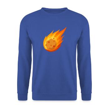 Meteor - Unisex Pullover - Royalblau - Vorne - Alina (178cm) & Michal (187cm)