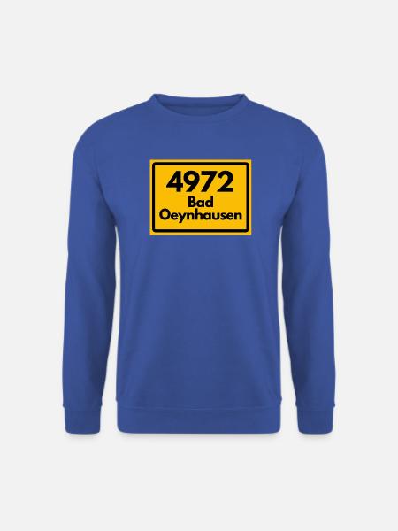 ALTE POSTLEITZAHL 4972 PLZ 32545 BAD OEYNHAUSEN - Unisex Pullover - Royalblau