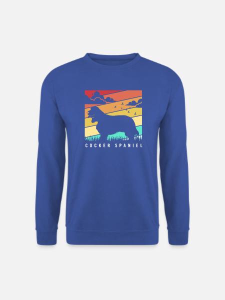 Cocker Spaniel - Unisex Pullover - Royalblau