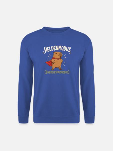 Superheld Capybara Heldenmodus - Unisex Pullover - Royalblau