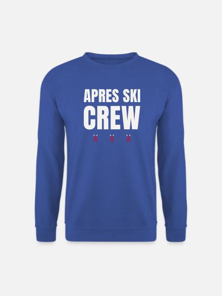 Après Ski Crew Wintersport Ski Gruppe Partnerlook - Unisex Pullover - Royalblau