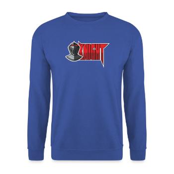 Ritter Knight Gaming E-Sports Logo - Unisex Pullover - Royalblau - Vorne - Alina (178cm) & Michal (187cm)