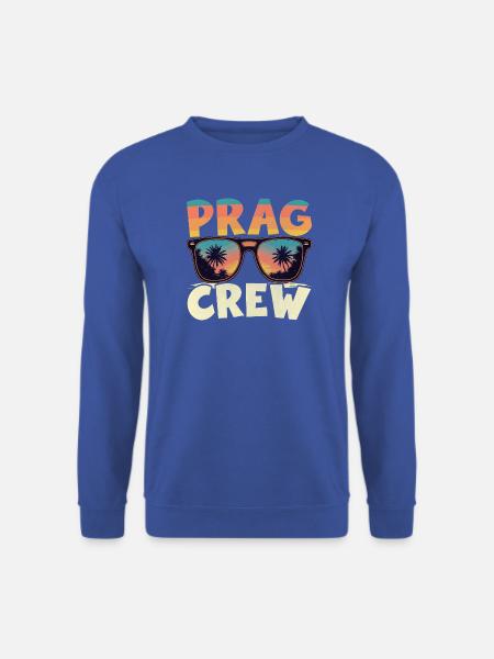 Prag Crew - Unisex Pullover - Royalblau
