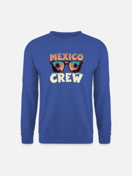 Mexiko Crew - Unisex Pullover - Royalblau