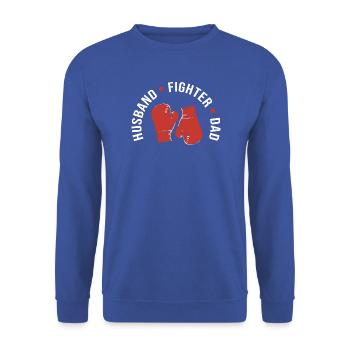 Krebs - Unisex Pullover - Royalblau - Vorne - Alina (178cm) & Michal (187cm)