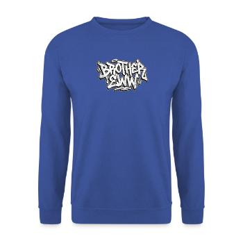 Brother Eww Meme Graffiti - Sweat-shirt Unisexe - bleu royal - Devant - Alina (178cm) & Michal (187cm)