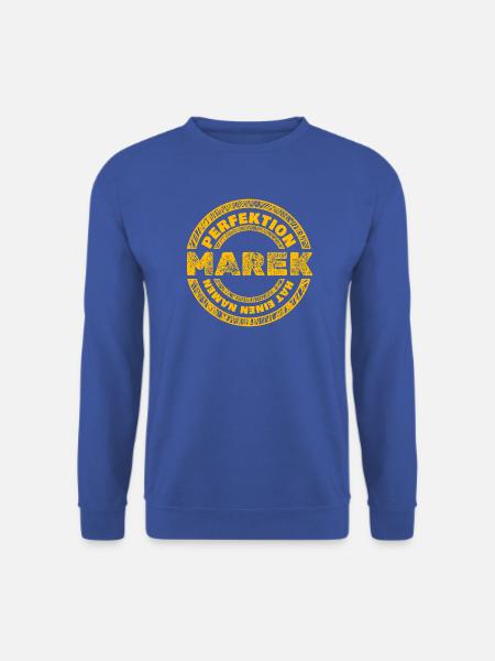 Perfekt Marek - Unisex Pullover - Royalblau