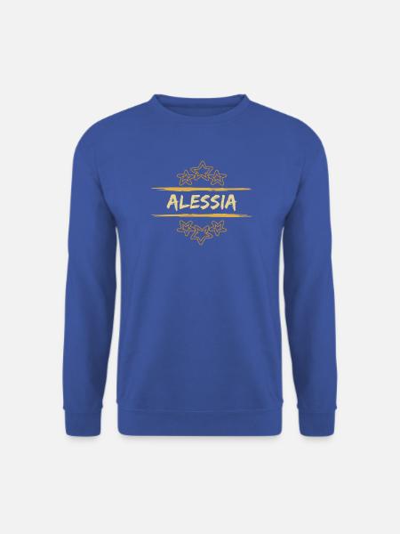 Geburtsname Alessia - Unisex Pullover - Royalblau