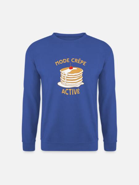 Aktiver Crêpe-Modus - Unisex Pullover - Royalblau