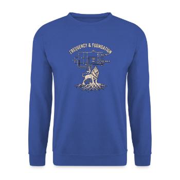 Dub Reggae Soundsystem - Unisex Pullover - Royalblau - Vorne - Alina (178cm) & Michal (187cm)
