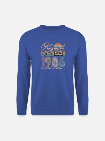 40. Geburtstag, 40 Jahre - Unisex Pullover - Royalblau